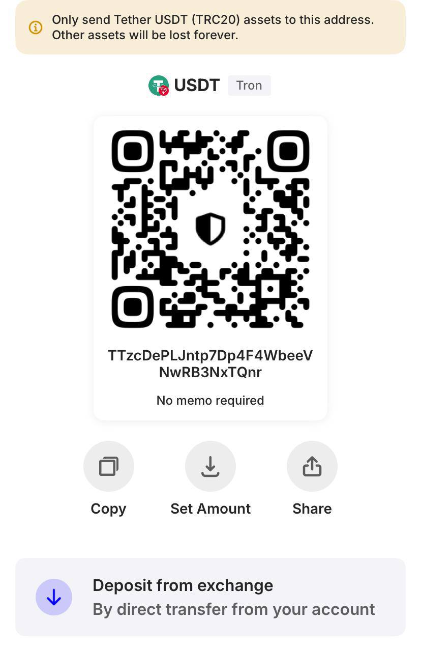 Verified Escrow Deposit QR Code